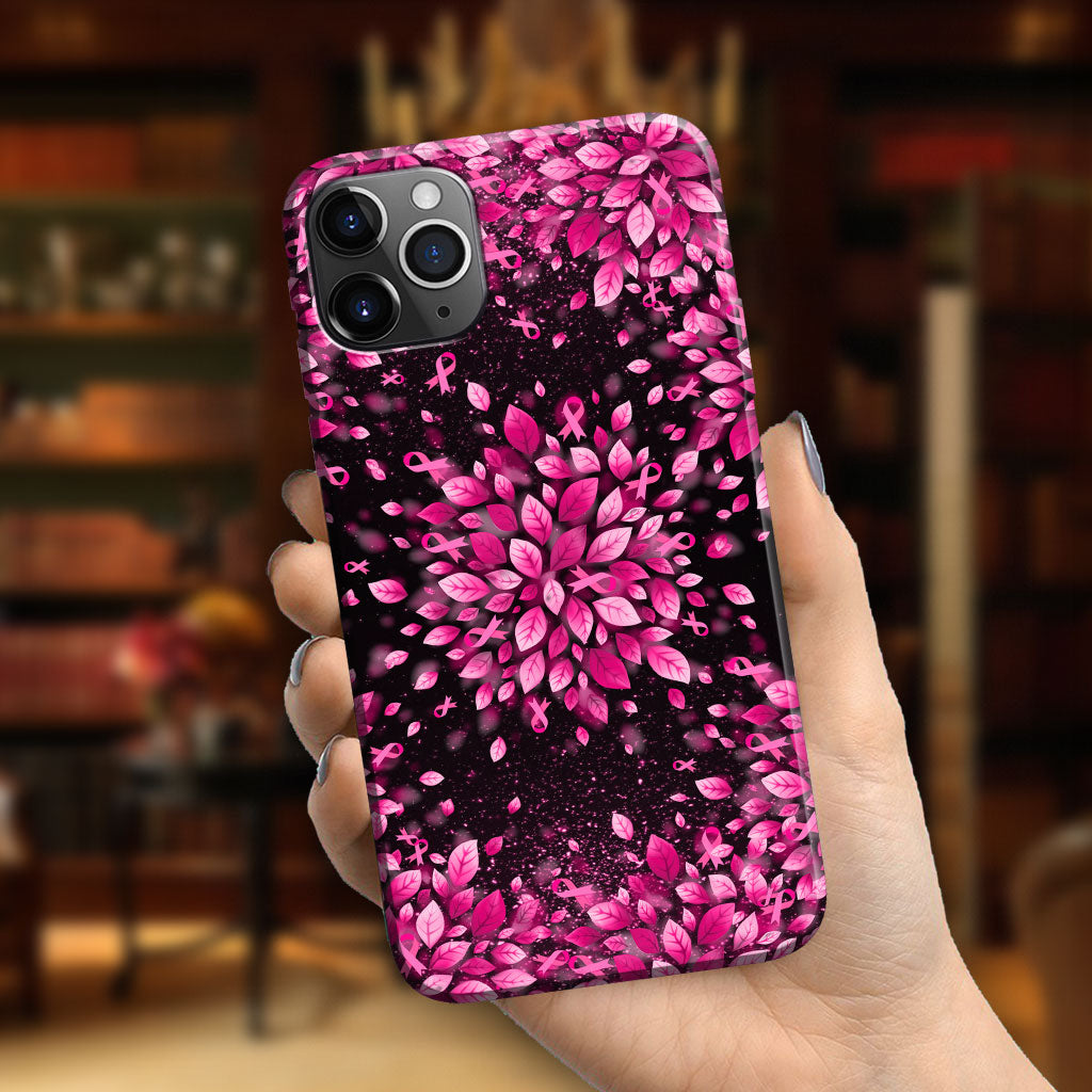 Foi, Espoir, Amour - Coque de téléphone personnalisée pour la sensibilisation au cancer du sein