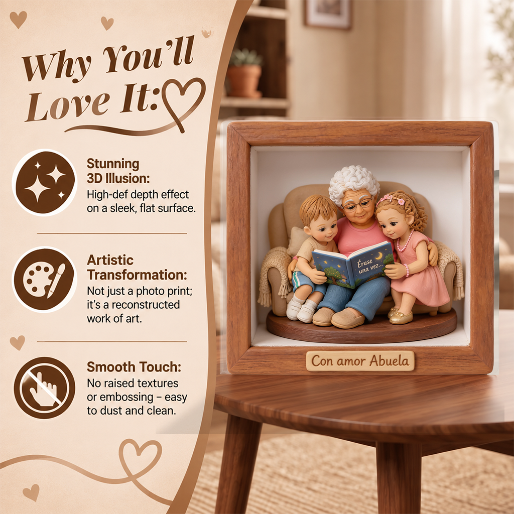 Personalized Custom Photo Christmas Black Christmas Family of Five Acrylic Plaque Home Decor