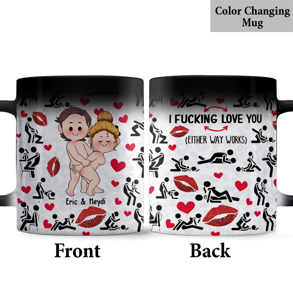 Je t'aime - Ornement personnalisé pour couple