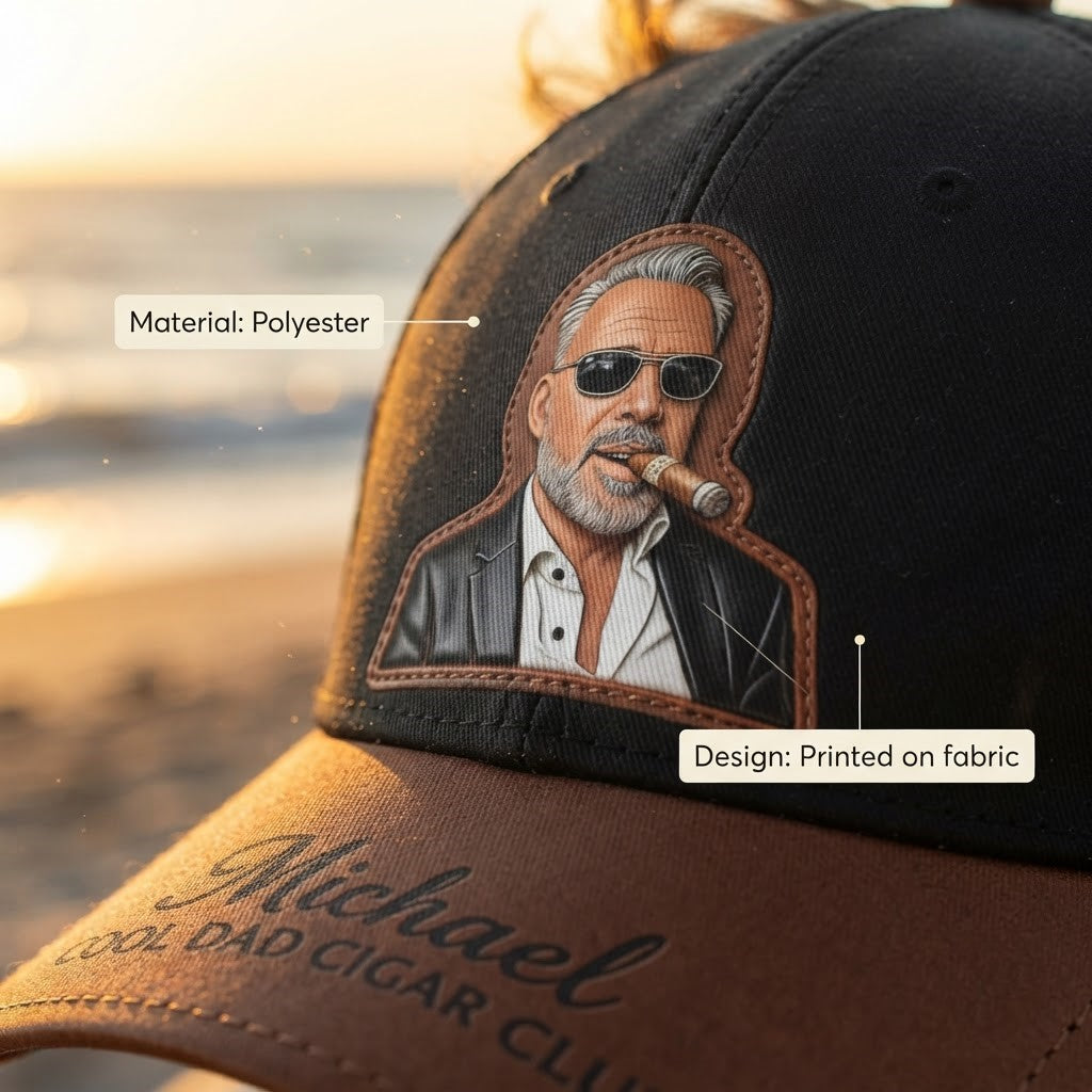 Dad Love Cigars - Personalized Father Classic Cap