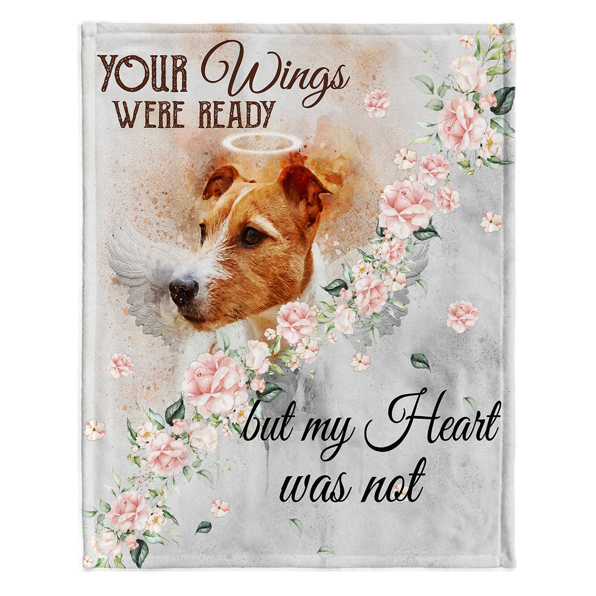 Ceux qu'on aime ne nous quittent jamais - Couverture personnalisée pour chien