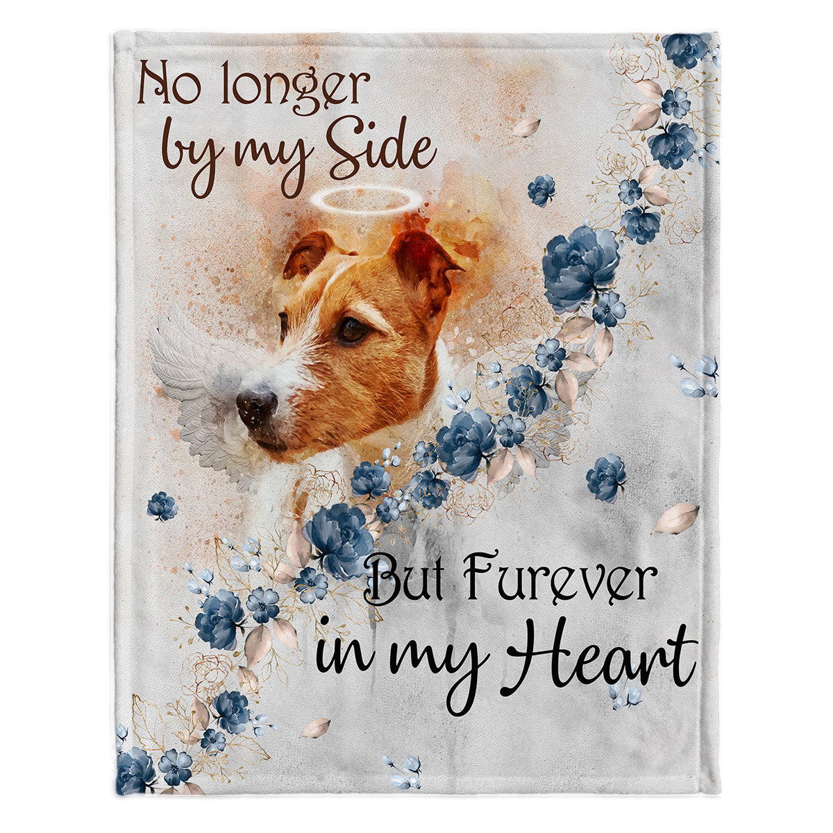 Ceux qu'on aime ne nous quittent jamais - Couverture personnalisée pour chien