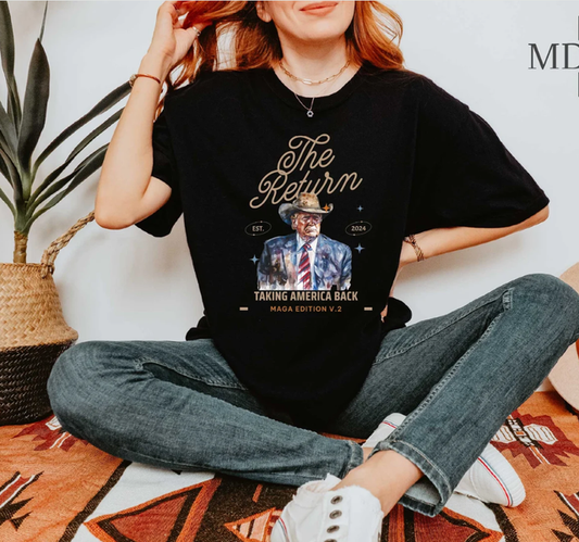 T-shirt et sweat à capuche « Ain't My First Rodeo Trump Comfort Colors », style western, Donald Trump, t-shirt cowboy, t-shirt MAGA, t-shirt et sweat à capuche Trump cowboy