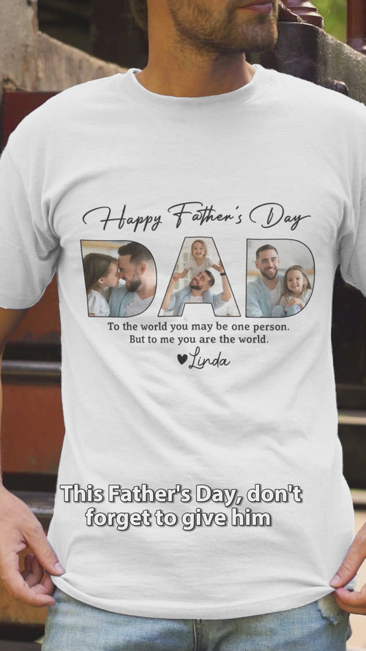 Bonne fête des pères papa ! T-shirt et sweat à capuche personnalisés pour papa