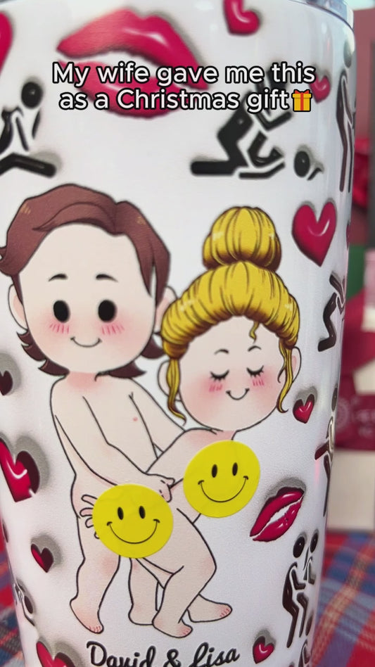 Ce que je préfère faire, c'est toi - cadeau pour mari, femme, petit ami, petite amie - Gobelet isotherme personnalisé