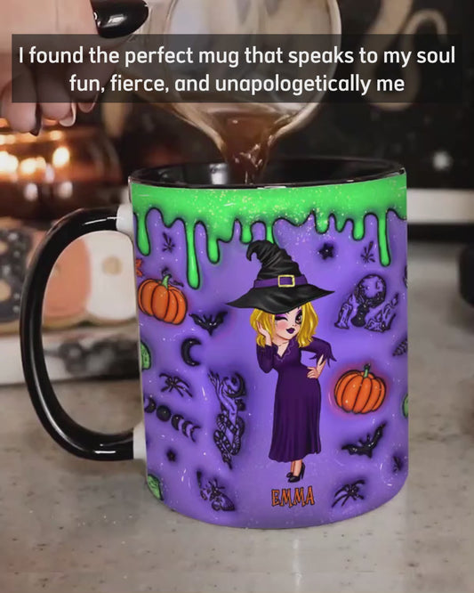 Sorcière par nature, garce par choix - Mug personnalisé à l'effigie d'une sorcière