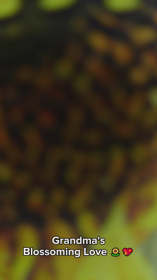 Grandma's Mom's Sunflowers - Personalized Grandma Custom Shaped Wood Sign