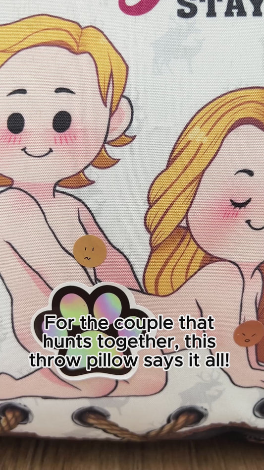 Hunt Together Stay Together - Personalized Hunting Throw Pillow