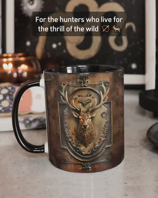 Deer Hunter - Personalized Hunting Accent Mug