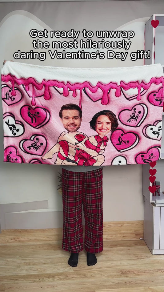 Mon endroit préféré, c'est dans ton cœur à câliner - Couverture personnalisée pour couple