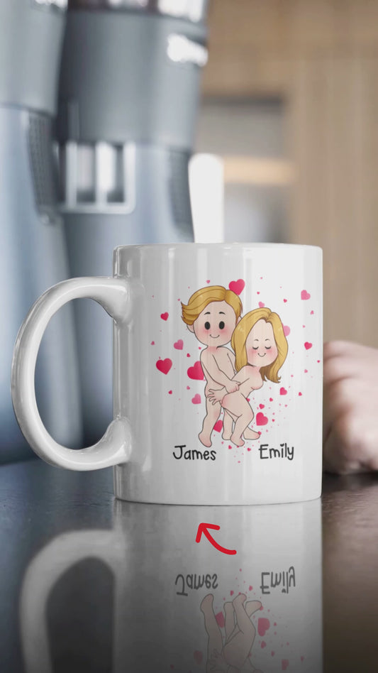Mug personnalisé pour couple - Pour vous faire sourire