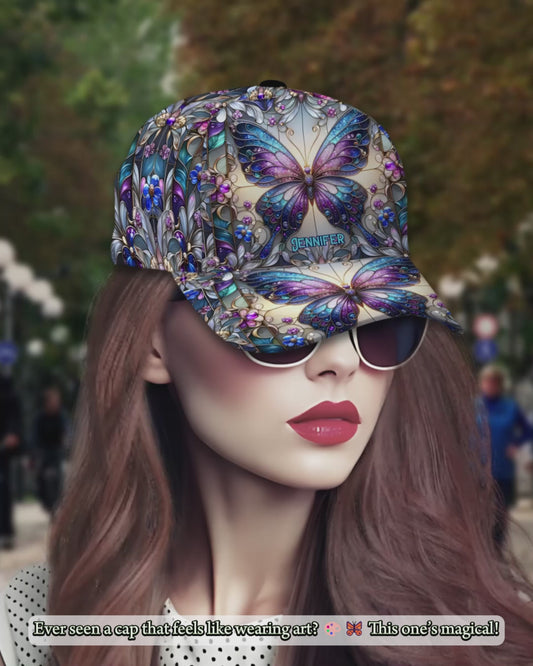 Love Butterflies - Personalized Butterfly Classic Cap
