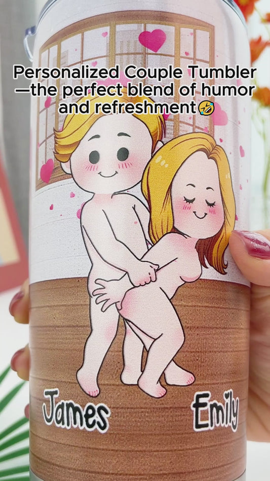 Vous faire sourire - Gobelet personnalisé pour couple