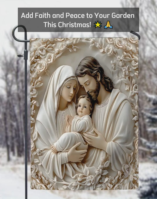 The Holy Family - Christian Garden Flag
