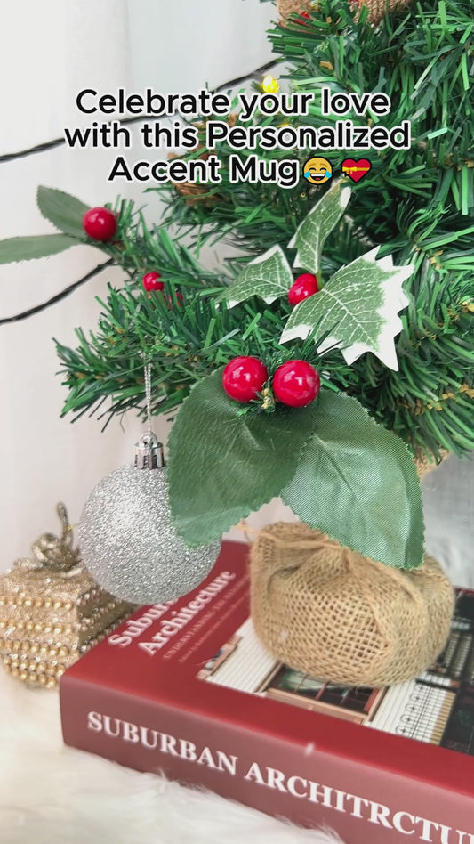 Baby It's Cold Outside - Personalized Couple Accent Mug