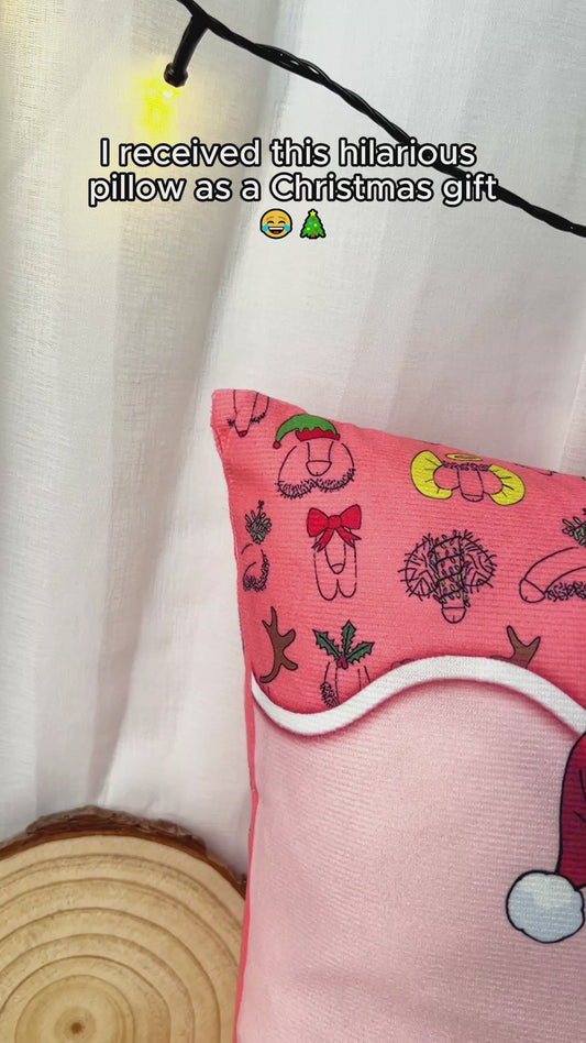 All I Want For Christmas - Personalized Couple Throw Pillow