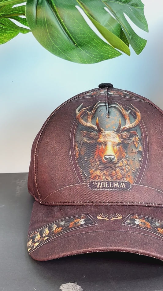 Superbe cerf - Casquette de chasse classique personnalisée