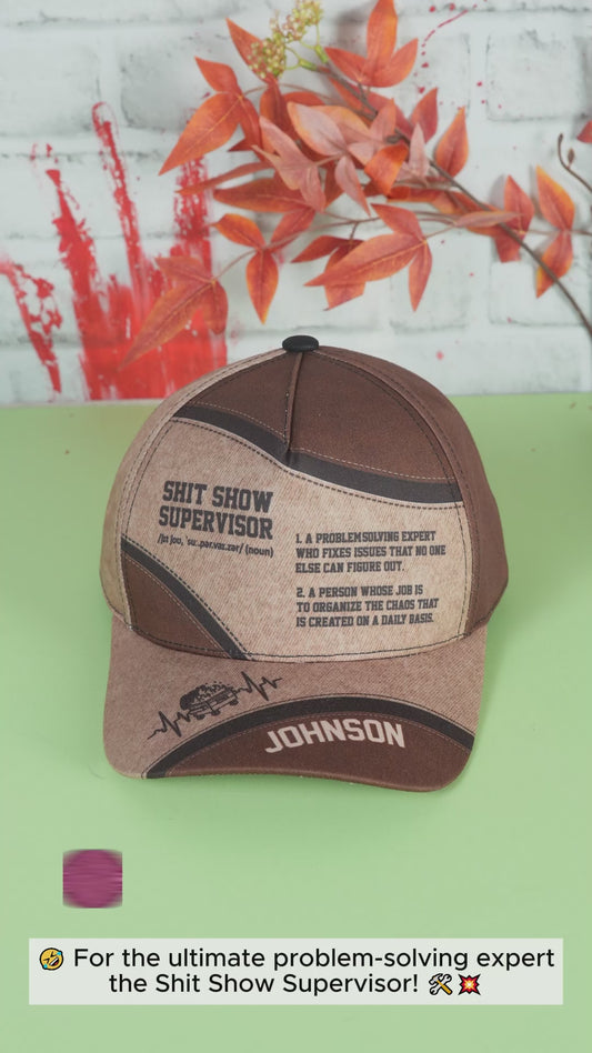 Shit Show Supervisor - Personalized Colleague Classic Cap