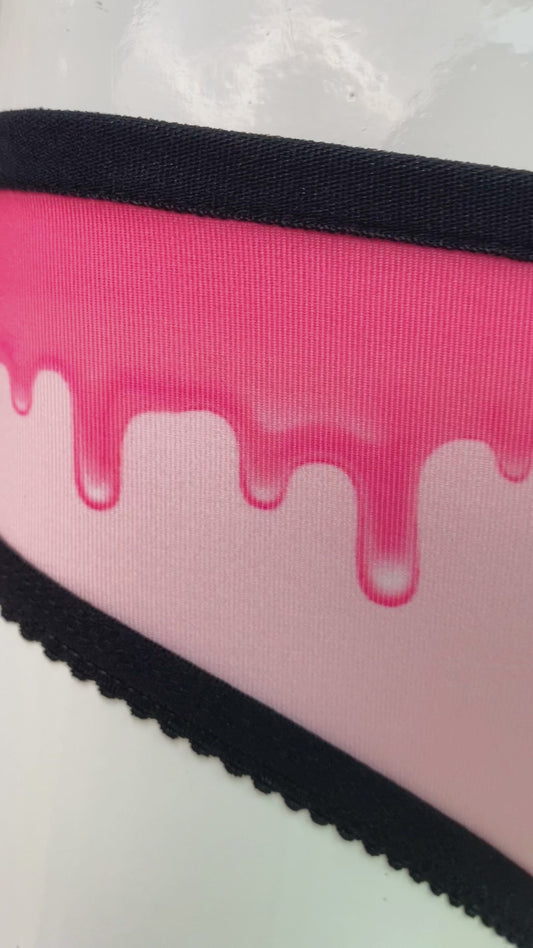 Cadeau coquin - Culottes pour femmes avec bordure en dentelle personnalisée pour couple