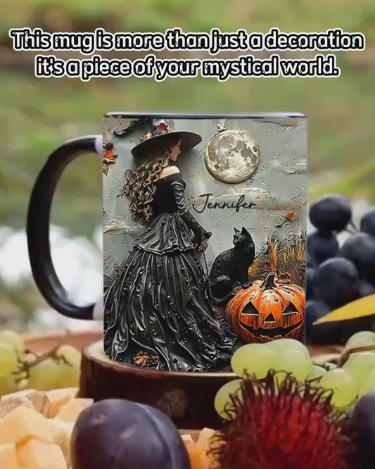 Beautiful Witch - Personalized Witch Accent Mug