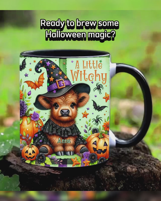A Little Witch - Personalized Accent Mug