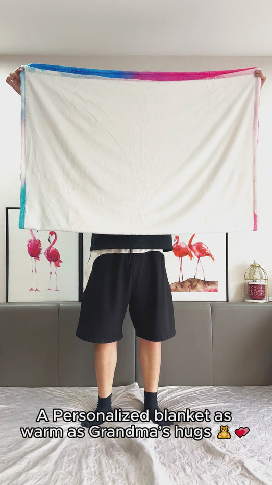 Couverture personnalisée pour grand-mère Nanabear