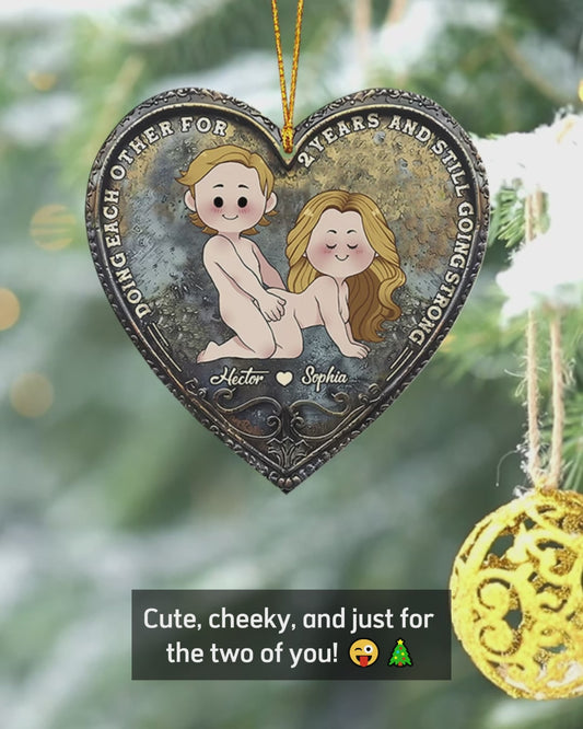 Doing Each Other - Personalized Couple Ornament