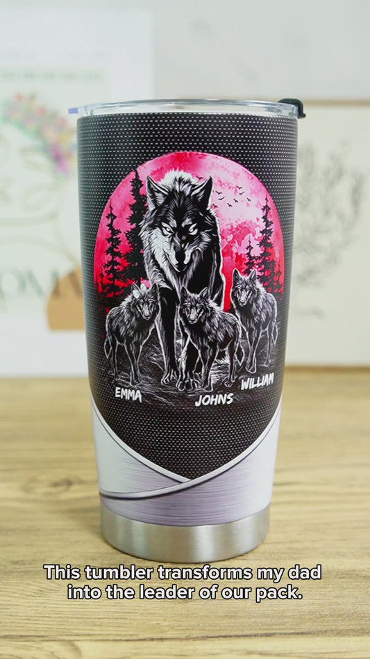 Papa Wolf - Personalized Father Tumbler