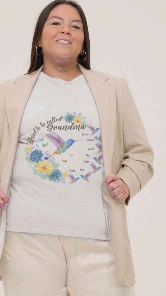 Heureuse d'être appelée Grand-mère Nana Gigi - T-shirt et sweat à capuche personnalisés pour grand-mère