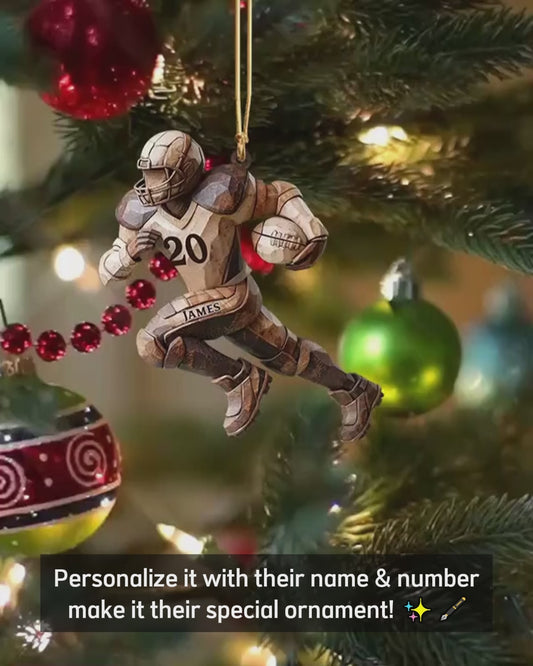 Strong One - Ornement de football personnalisé