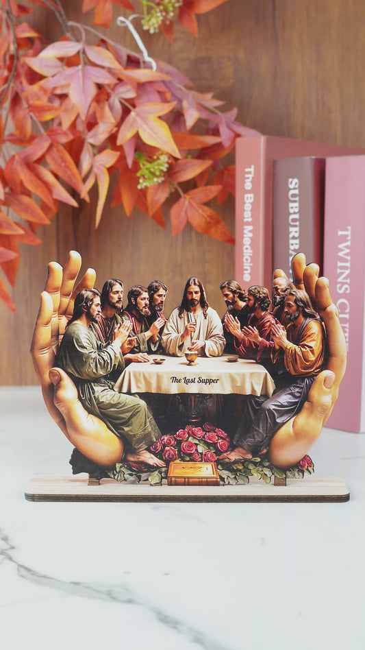 The Last Supper - Personalized Christian 1 Layered Big Freestanding