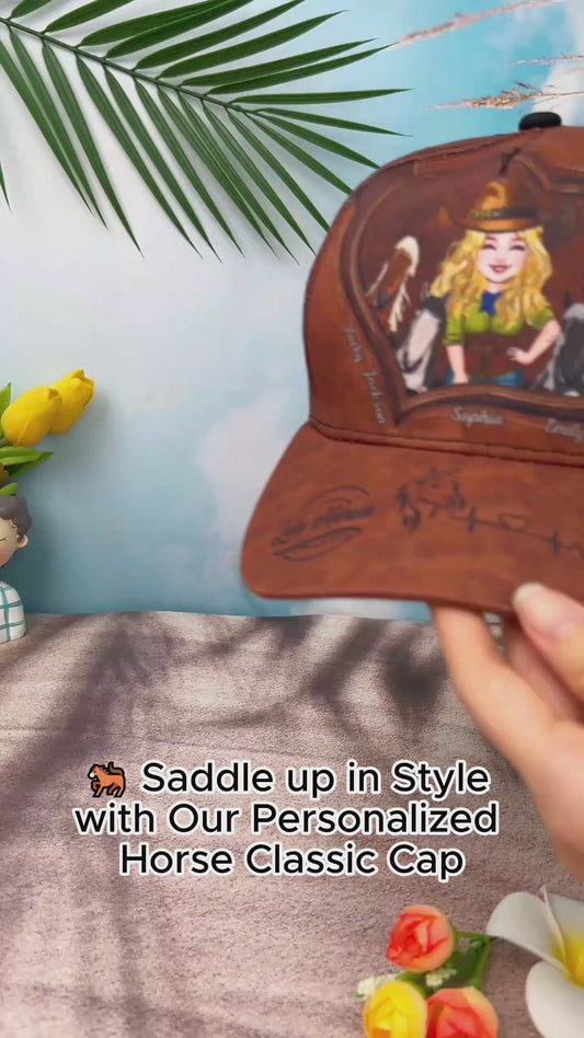 Just A Girl Who Loves Horses - Personalized Horse Classic Cap