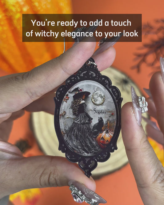 Beautiful Witch - Personalized Witch Earrings