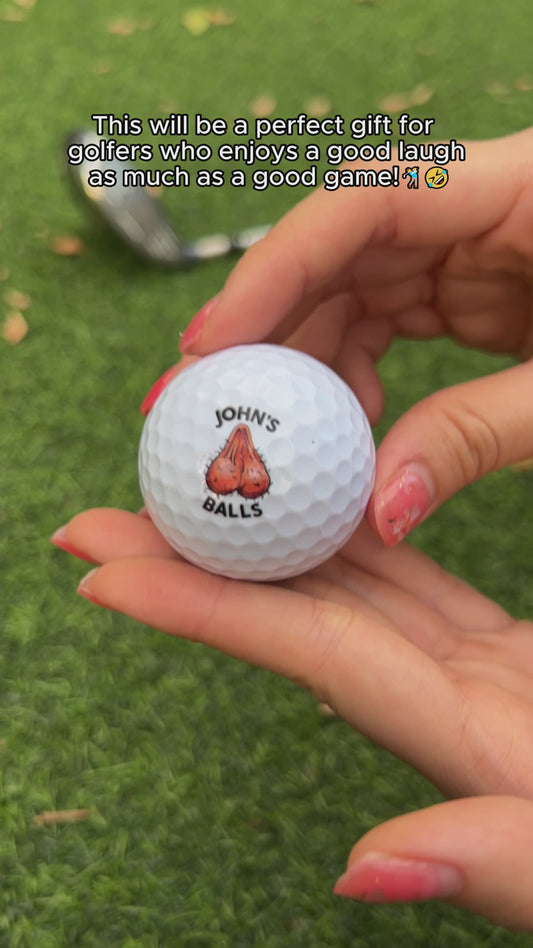 Balles de golf personnalisées - Cadeau de golf pour papa, lui, grand-père, mari - Balle de golf personnalisée