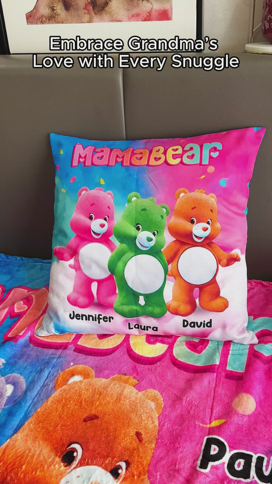 Coussin décoratif personnalisé Nanabear - Grand-mère