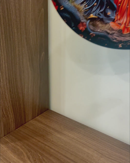 Belles Sorcières - Panneau rond en métal personnalisé « Sorcière »