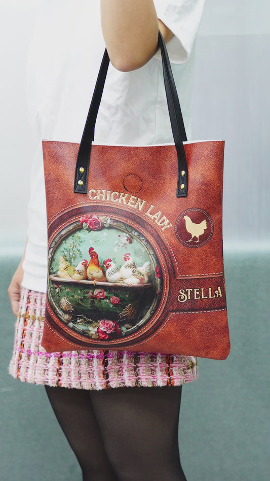 Sac fourre-tout personnalisé Chicken Lady - Chicken Lady