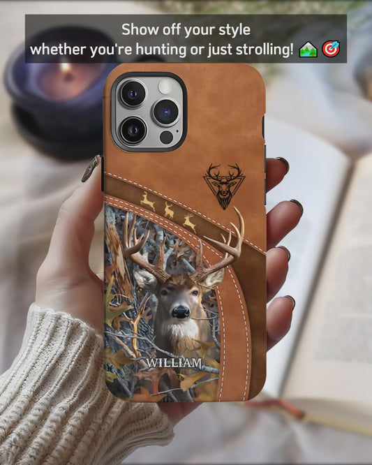 Passionné de chasse - Coque de téléphone personnalisée avec motif intégral sur le thème de la chasse