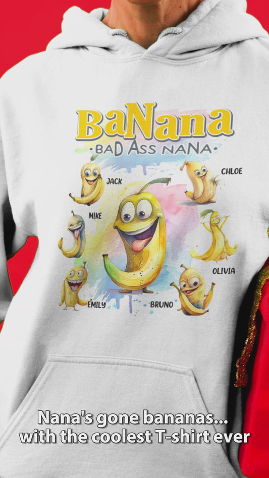 Mamie Banane - T-shirt et sweat à capuche personnalisés pour mamie