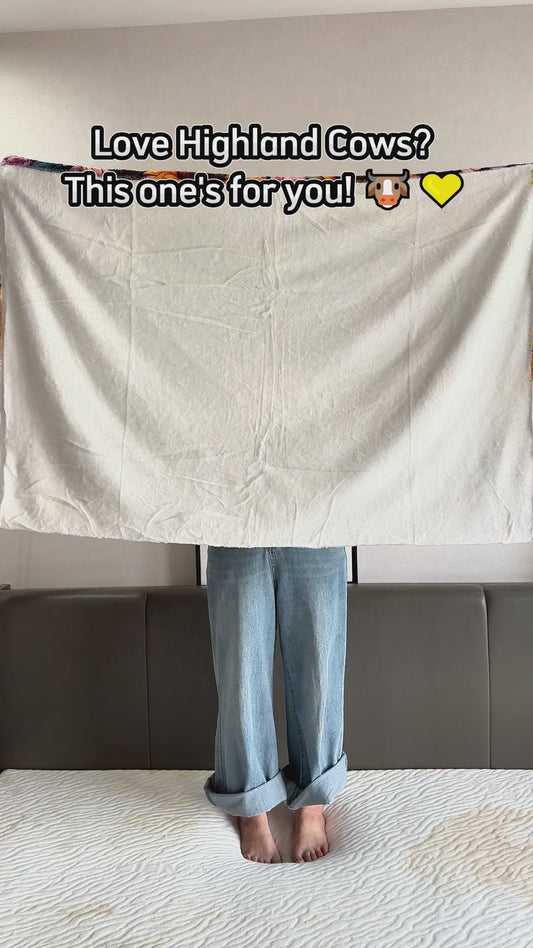 Mignonne petite vache des Highlands - Couverture personnalisée