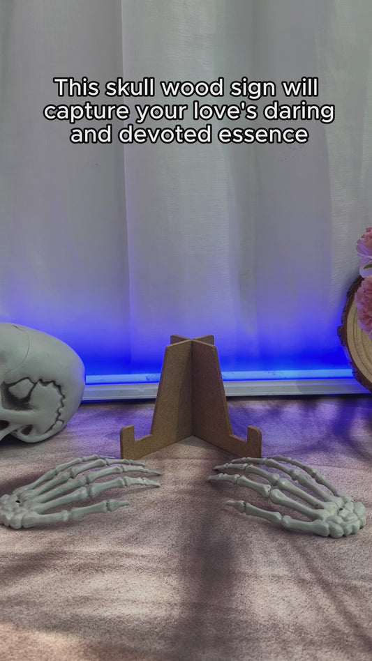 You And Me We Got This - Personalized Skull Round Wood Sign