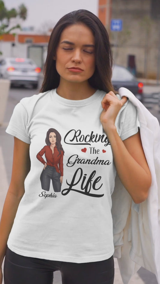 Vive la vie de grand-mère ! - T-shirt et sweat à capuche personnalisés pour la fête des mères