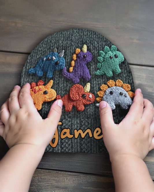 Bonnet d'hiver personnalisé pour enfants - Idéal pour les jours de neige et les voyages