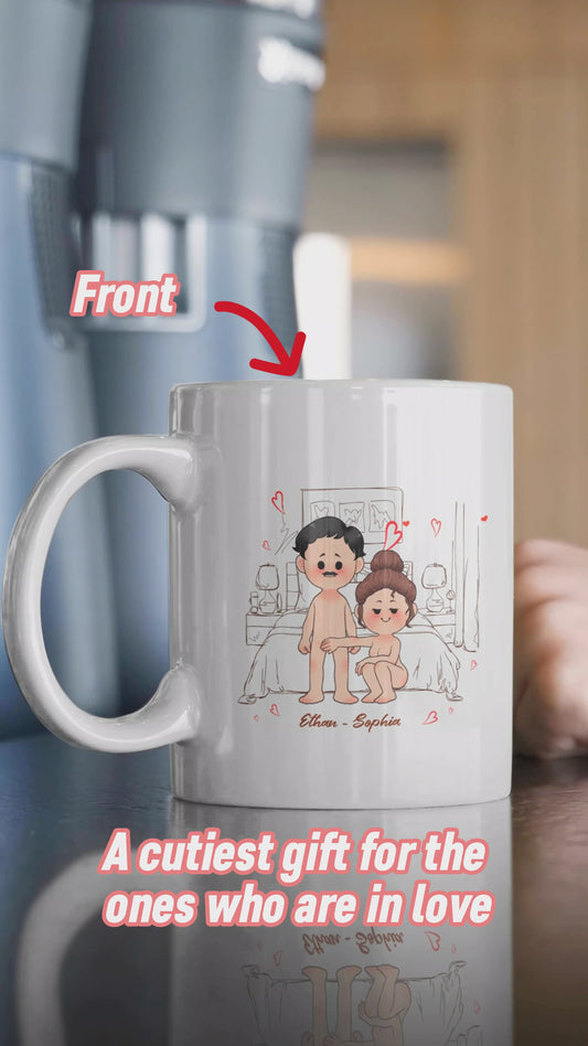 Amour de ma vie - Mug personnalisé pour couple