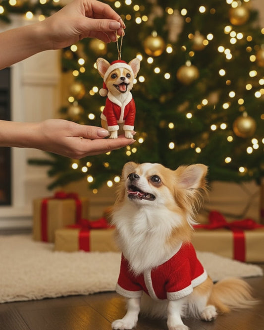 Poilu et lumineux - Figurine miniature 3D personnalisée pour chien