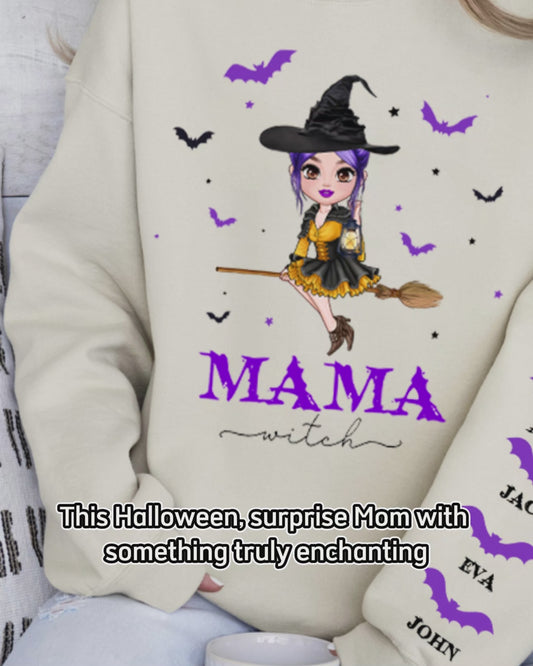 T-shirt personnalisé « Maman Sorcière » - T-shirt intégral pour maman