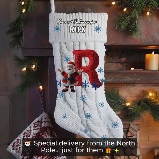 Christmas Special Delivery - Personalized Kid Christmas Stockings