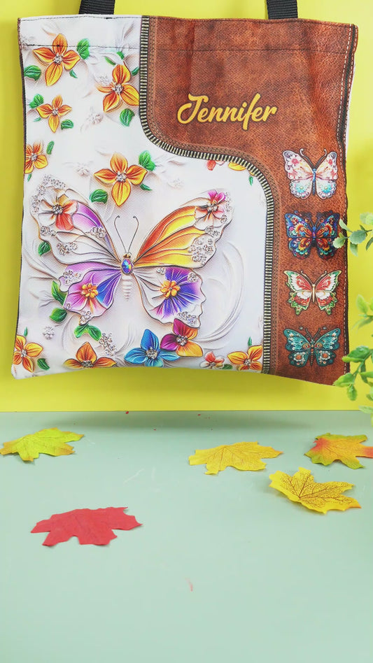 Sac fourre-tout papillon personnalisé - Magnifique papillon