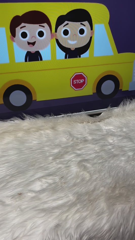 Construction Vehicles Letters - Personalized Kid Backpack