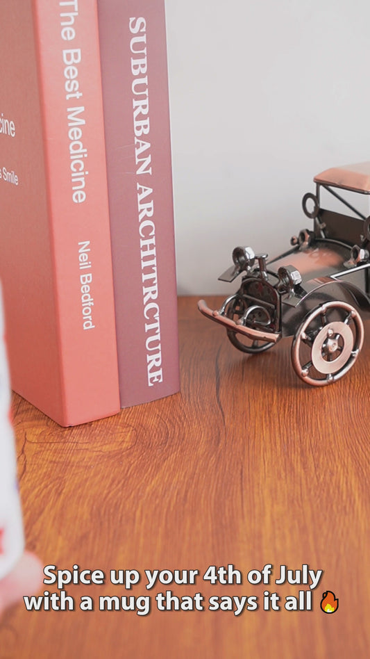 I Like How He Bangs I Like How She Explodes 4th July - Personalized Couple Mug